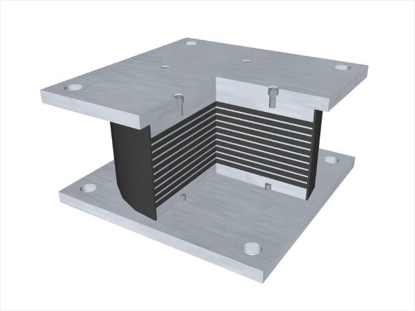 High damping rubber bearing