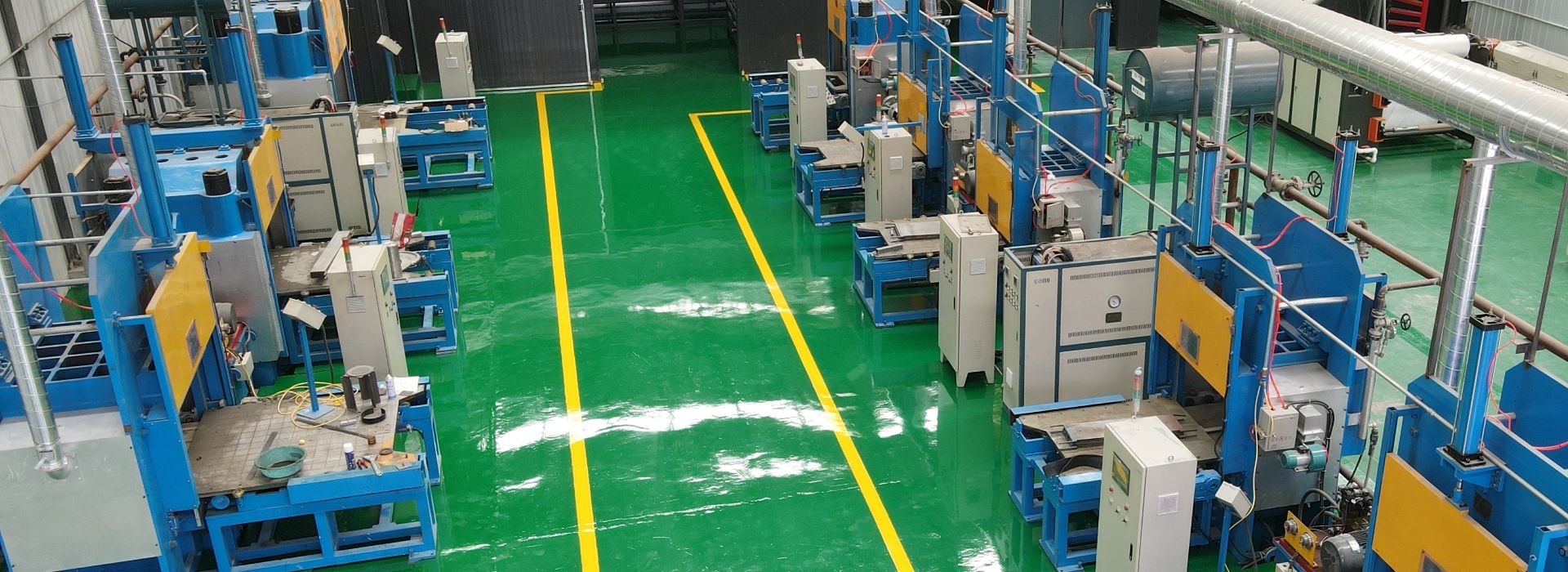 Our seismic isolation bearing workshop